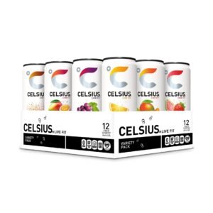 CELSIUS Official Variety Pack, Functional Essential Energy Drink 12 Fl Oz (Pack of 12)