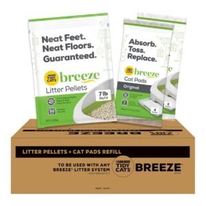 Purina Tidy Cats Breeze Litter System Cat Refill Bundle – 7.91 lb. Box