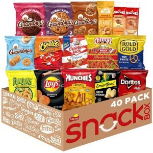 Frito-Lay Ultimate Snack Care Package, Variety Assortment of Chips, Cookies, Crackers & More, 40 Count