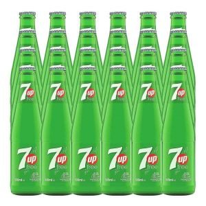 7UP Lemon & Lime Zero Bottles 24 x 330ml Case (11/24)