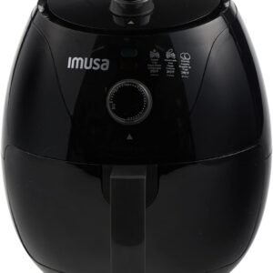 【Hasta agotar existencias】IMUSA Freidora de aire eléctrica de 3.3 qt, color negro